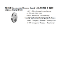 Sargent 8265-LNB Privacy Bedroom or Bath Mortise Lock, B - Lever, LN - Rose, Field Reversible, Grade 1