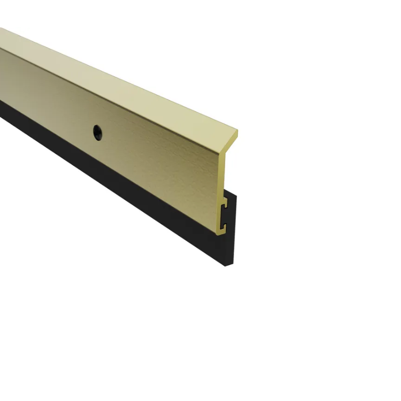 Pemko 315BN Door Bottom Sweep, Mill Finish Extruded Bronze (Brass), 42" Length