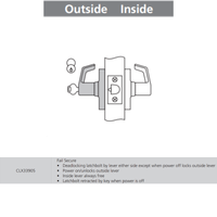 Corbin Russwin CLX33905-PZD-626-M08