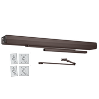 Norton 6342K2 690 dark bronze surface mount low energy door operator with (2) 700 touchless switches and arm