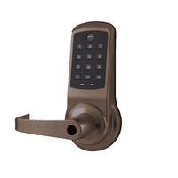 Accentra AU-NTB623-NR 613E bronze touchscreen cylindrical lock with keypad and lever handle