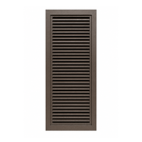Air Louvers 800A1-BZ Metal Door Louver with Inverted "Y" Blades Self-attaching, Powder Coat Bronze Finish