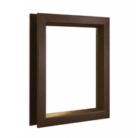 Air Louvers VLFEZ Beveled Vision Lite For 3/16'' to 1/4'' Glass, Self-Attaching, Bronze Material