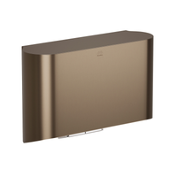 Bradley 2B4-2114900-BZ Elvari surface mounted hand dryer in bronze finish with curved rectangular cover