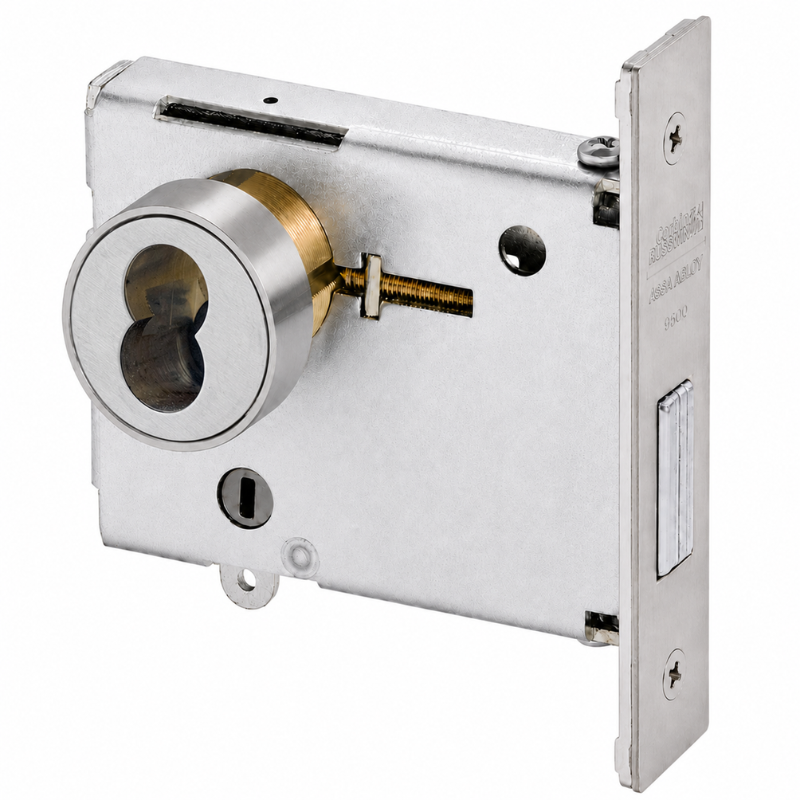 Corbin Russwin DL4113-CL6 US26D mortise deadlock, satin chrome single cylinder LFIC less core