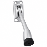 Ives FS452-4 US26D satin chrome 4" kick down door holder with rubber tip and mounting plate
