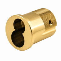 KSP 407 6/7 Pin Mortise Cylinder Housing, Less Core, US3 finish