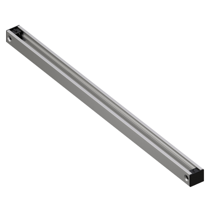 LCN 4040XPT-3038H-689 hold open track with bumper for 4040XPT closers, aluminum painted finish