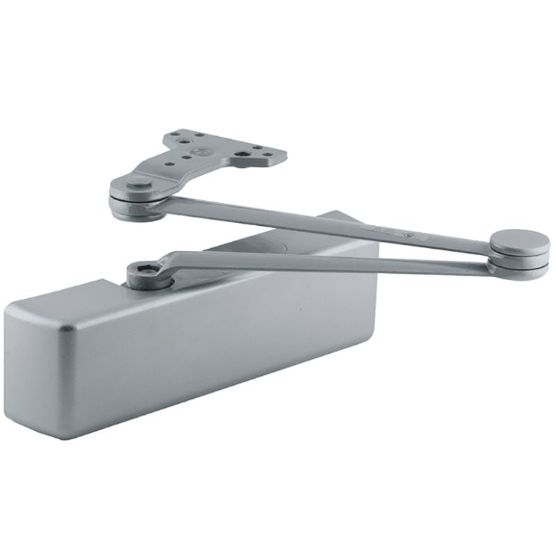 コウ LCN 4041DEL-CUSH-689 Surface Door Closer, Delayed Action, Cush Arm, Al