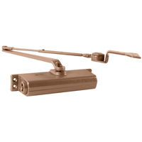 LCN 1261-H-691 surface door closer in dark bronze, hold open arm, no cover