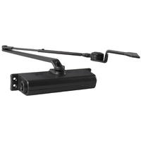 LCN 1261-H-693 surface door closer with hold open arm, no cover, dark bronze finish