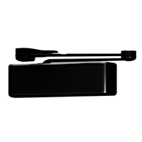 LCN 4040XP-SCUSH-TBSRT 622 black surface door closer with spring Cush-N-Stop arm