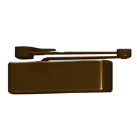 LCN 4040XP-SCUSH-TBSRT 695 surface door closer with spring Cush-N-Stop arm, dark bronze finish