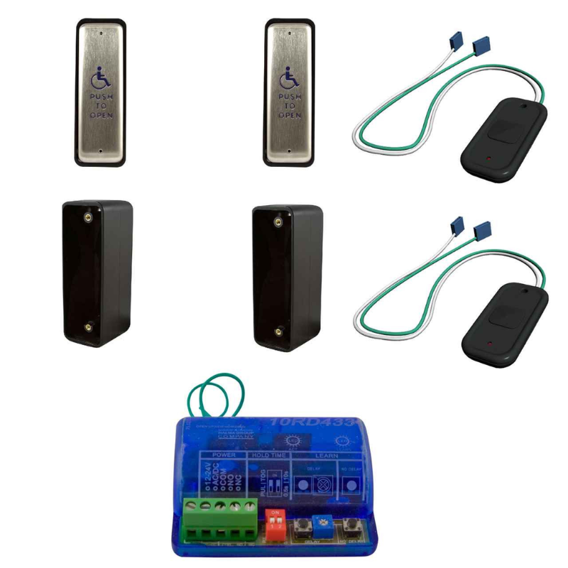 LCN 8310-3822TW Wireless Actuator Package, Logo, Text, Includes Jamb, Jamb Mt Actuator, Surface Box, Jamb Mt Transmitter, And Receiver