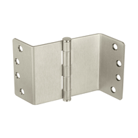 McKinney T2895-4-1/4RC Full Mortise Swing Clear Standard Weight Plain Bearing Hinge, Five Knuckle - US15-619 Satin Nickel