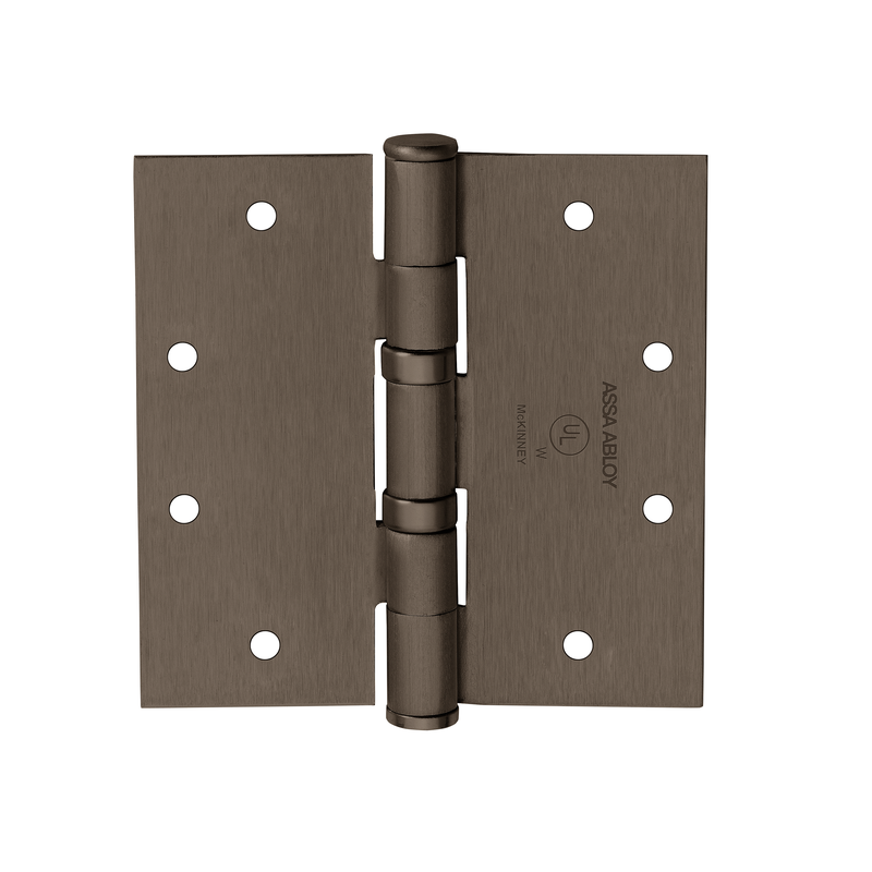 McKinney TA2314-4-1/2x4-1/2-SS Full Mortise Standard Weight Bearing Hinge, Five Knuckle - US10B-613 Oil Rubbed Bronze