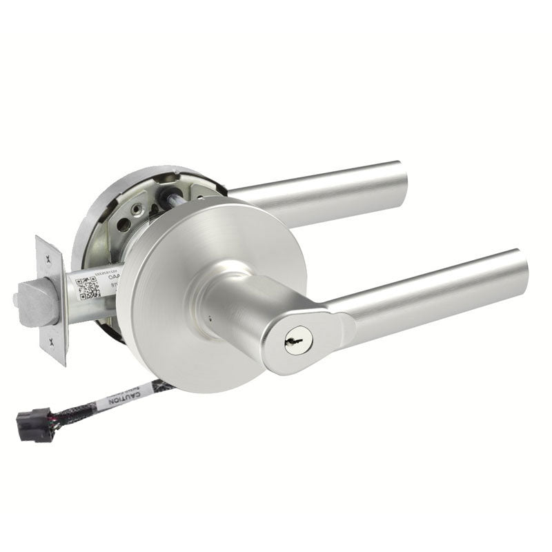 Sargent RX-10XG04-LMB-US26D storeroom cylindrical lock, satin chrome, LMB lever, request-to-exit, keyed