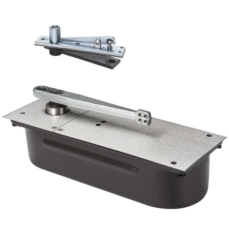 Rixson 30 Double-Acting Center Hung Floor Closer with Centering Arm