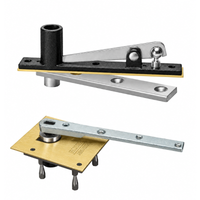 Rixson 117 3/4 Center Hung Pivot Set for Heavy Weight Doors Up To 600LB, Top & Bottom Pivot, 606 finish