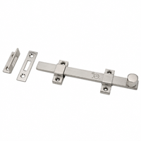 Rockwood 580-8 8" Surface Bolt, finish US32D