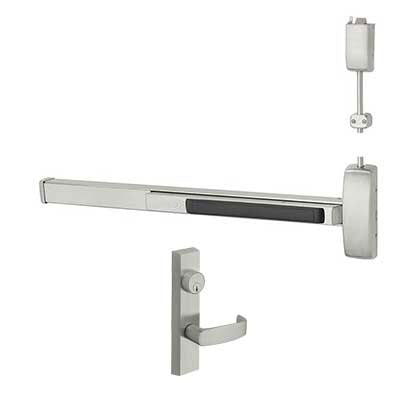Sargent 56-12-NB-8713-J-ETL-84-US32D Fire Rated Surface Vertical Rod Exit Device