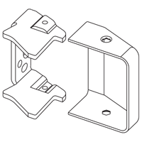 Sargent 565-US10 Standard Metal End Cap Kit for 80 Series Exit Devices