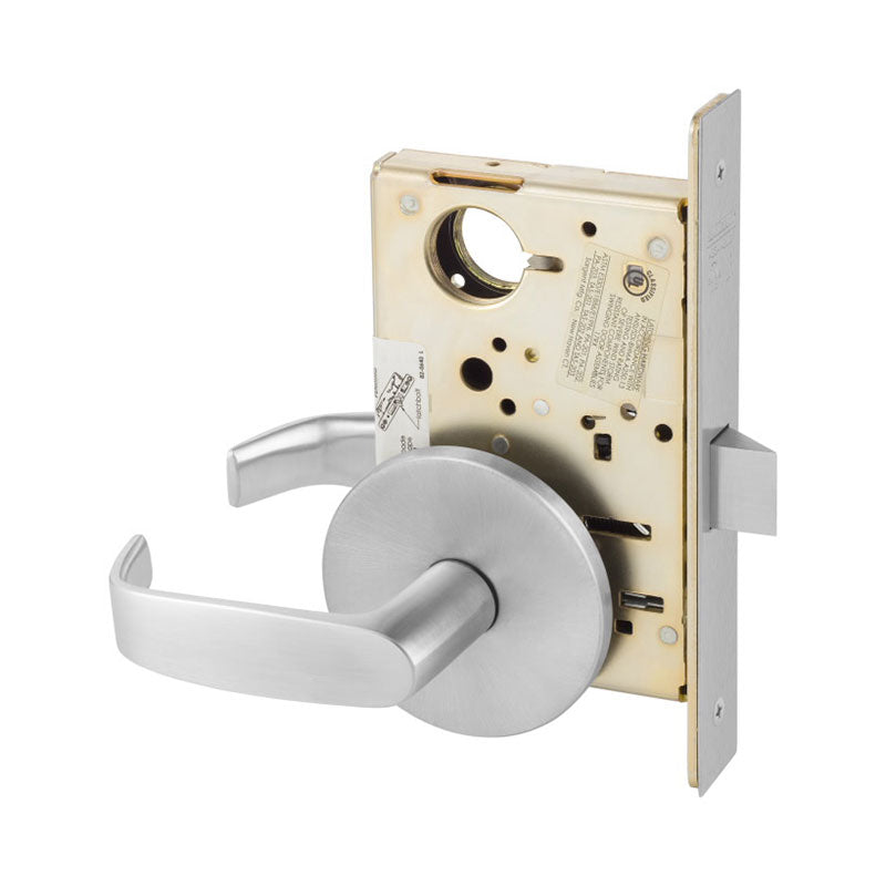 Sargent 8215-LL-US26D Passage or Closet Mortise Lock, L-Lever, L-Rose,