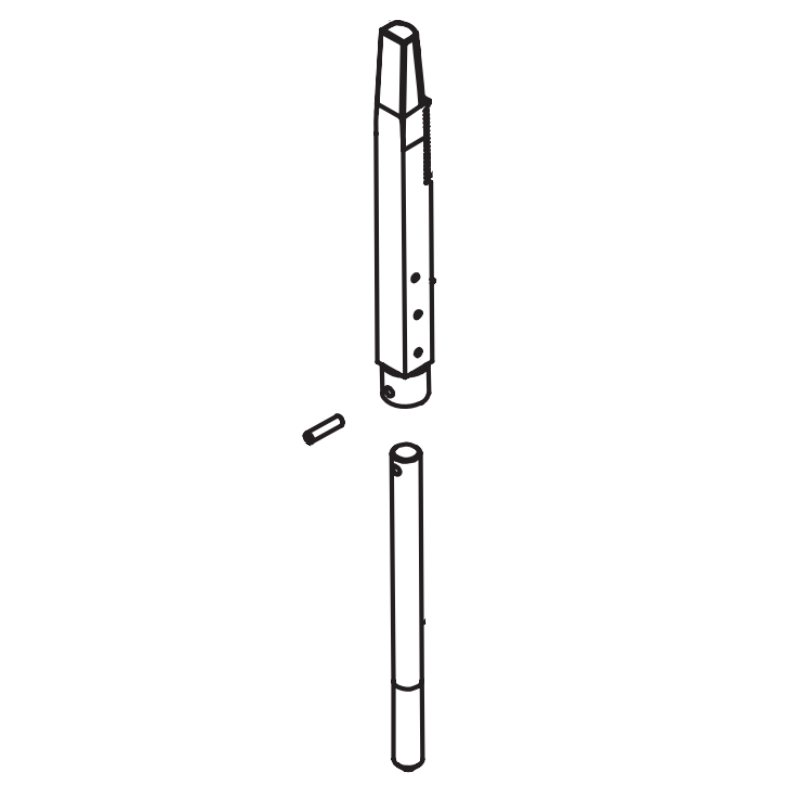 Sargent WD691T-84 Top Rod And Latch Assembly, For Wood Doors, For WD8600 Series