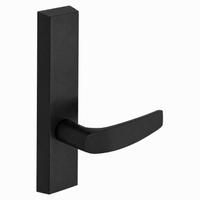 SARGENT 710-ETB-BSP dummy lever trim for 80 Series exit devices, black suede powder coat finish