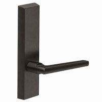 SARGENT 710-ETMD dummy lever trim for 80 Series exit devices, US10B dark bronze rectangular escutcheon