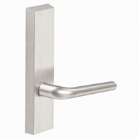 SARGENT 710-ETME dummy lever trim for 80 Series exit devices, satin nickel US15, rectangular escutcheon
