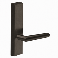 SARGENT 710-ETMI dummy lever trim for 80 Series exit devices, US10B dark bronze with rectangular escutcheon