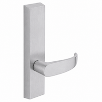 SARGENT 710-ETP dummy lever trim for 80 Series exit devices, satin chrome US26D, rectangular escutcheon
