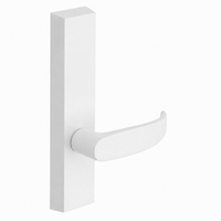 SARGENT 710-ETP-WSP dummy lever trim for 80 Series exit device, white suede powder coat, rectangular escutcheon