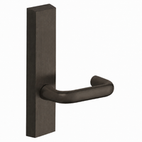 SARGENT 715-8-ETJ exit device trim with J lever, US10B dark bronze, passage function, non-keyed