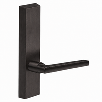SARGENT 715-8-ETMD exit device ET trim with MD lever, dark bronze US10BE finish