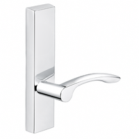 SARGENT 715-8-ETMV exit device trim with MV lever, US26 polished chrome, non-keyed passage trim