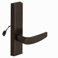 SARGENT 773-8-ETB electrified exit trim with B lever, US10BE dark bronze rectangular escutcheon