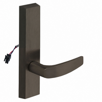 SARGENT 773-8-ETB electrified exit trim with B lever, US10B dark bronze finish, rectangular escutcheon