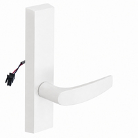 SARGENT 773-8-ETB-12V-WSP electrified exit trim, white suede powder coat escutcheon with B lever
