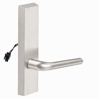 SARGENT 773-8 ET electrified exit trim with ME lever, satin nickel US15 rectangular escutcheon, 12V