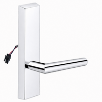 SARGENT 773-8-ETMI-24V-US26 electrified exit trim with MI lever, polished chrome escutcheon, no cylinder