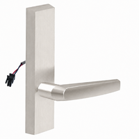 SARGENT 773-8-ETMJ-12V-US15 electrified exit trim with MJ lever, satin nickel US15 rectangular escutcheon