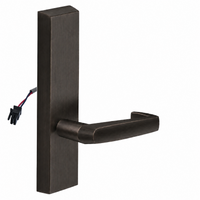 SARGENT 773-8-ETNJ-12V electrified exit device trim, NJ lever, dark bronze US10BE finish, no cylinder