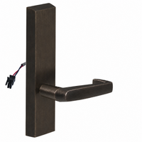 SARGENT 773-8-ETNJ-24V electrified exit trim with NJ lever, US10B oil-rubbed bronze rectangular escutcheon