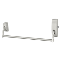 Sargent 9898-48 US32D satin stainless steel rim crossbar exit device, surface mounted, 48" bar, hex key dogging