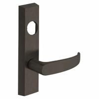 SARGENT LC-704-ETP US10B exit device trim with P lever, dark bronze rectangular escutcheon, less cylinder