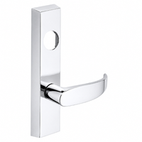 SARGENT LC-704-ETP-US26 exit device trim with P lever, polished chrome escutcheon, less cylinder