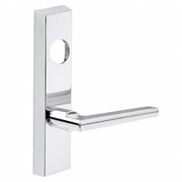 SARGENT LC-706-8-ETMD-US26 exit device trim, polished chrome plate with MD straight lever, less cylinder