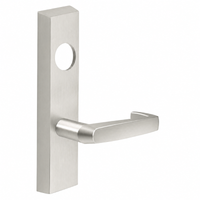 SARGENT LC-706-8-ETNJ-US15 exit device trim, satin nickel plate with NJ lever and cylinder hole